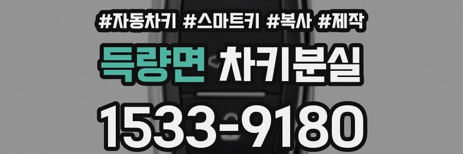득량면 차키분실