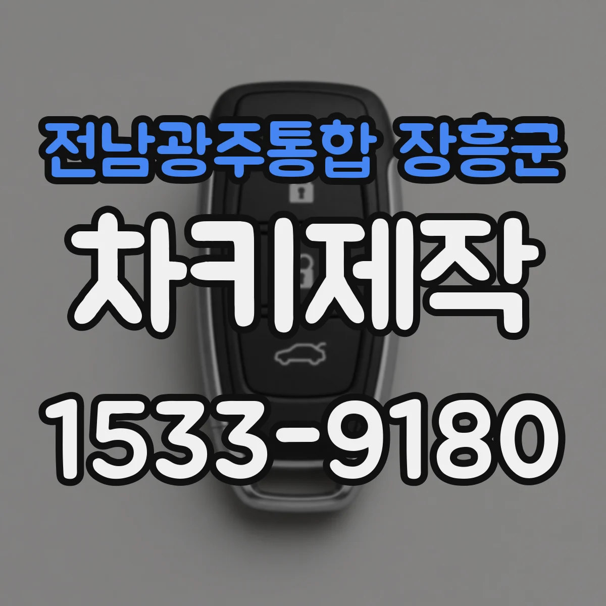 전남광주통합 장흥군 차키제작
