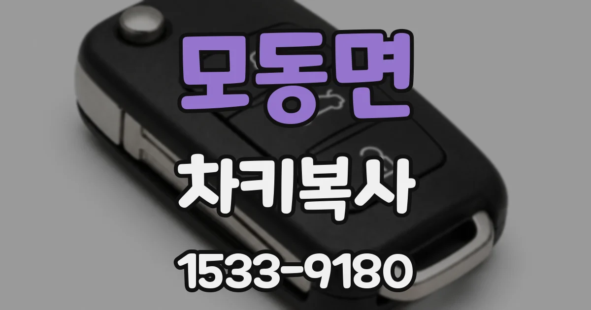 모동면 차키복사