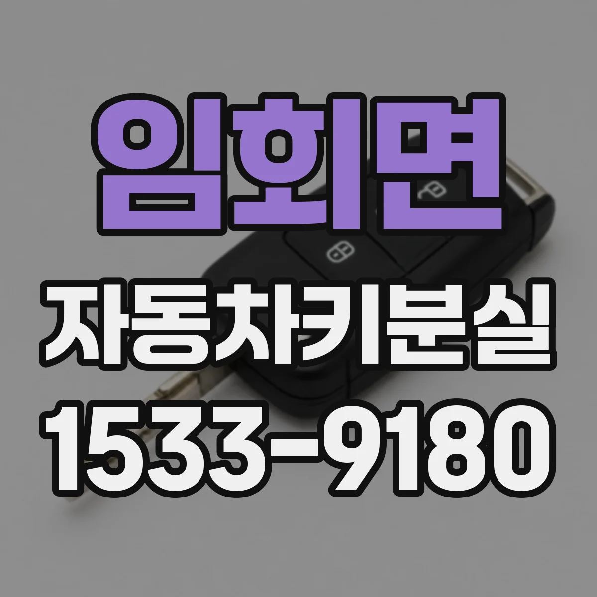 임회면 자동차키분실