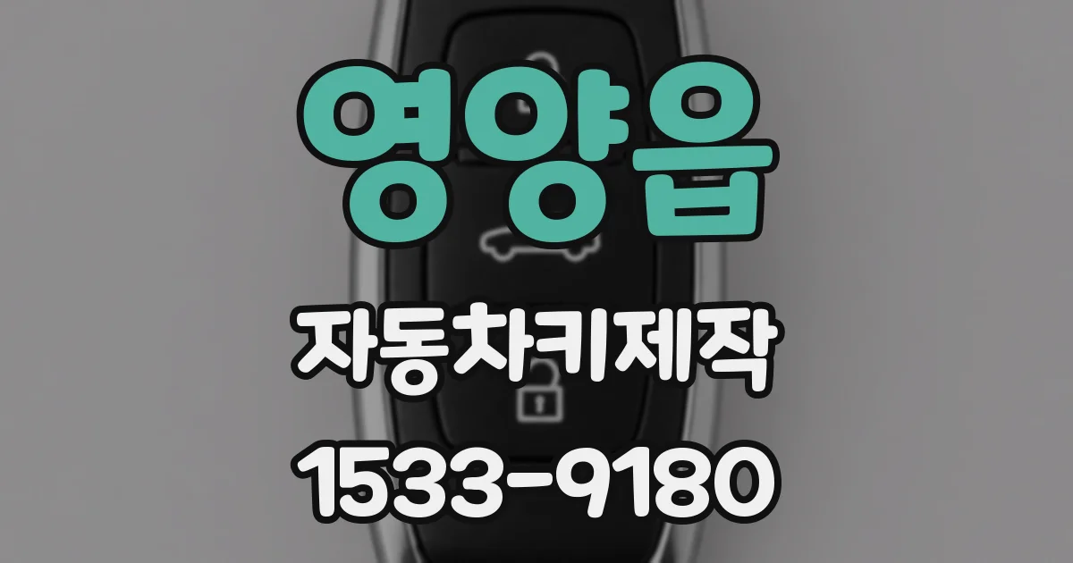 영양읍 자동차키제작