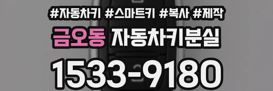 금오동 자동차키분실