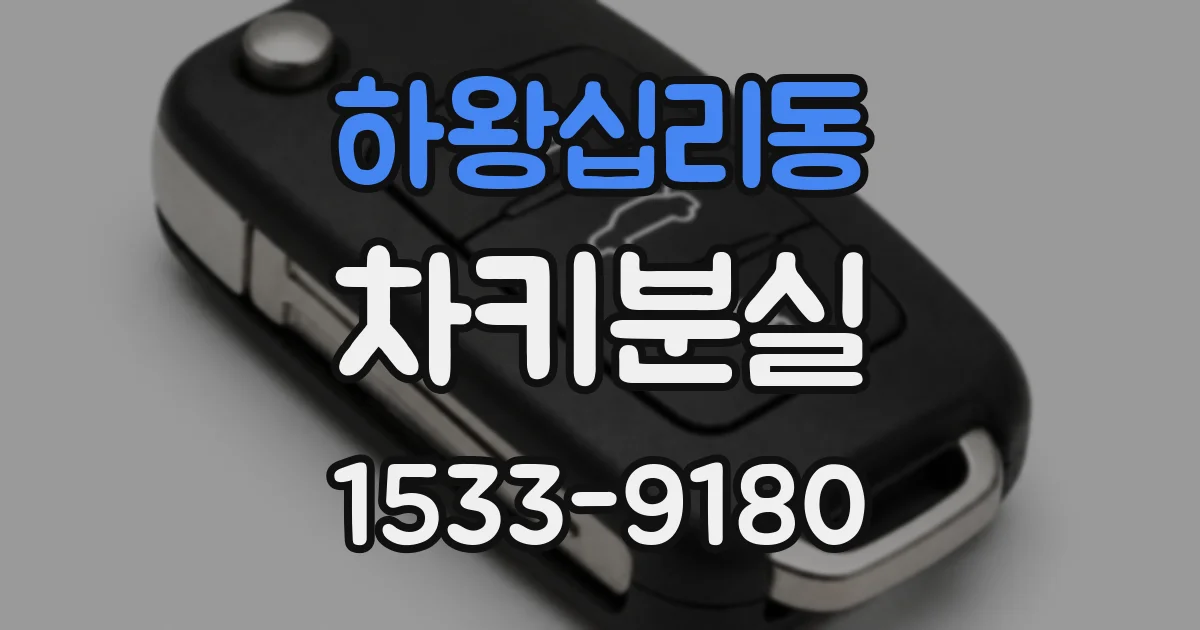 하왕십리동 차키분실