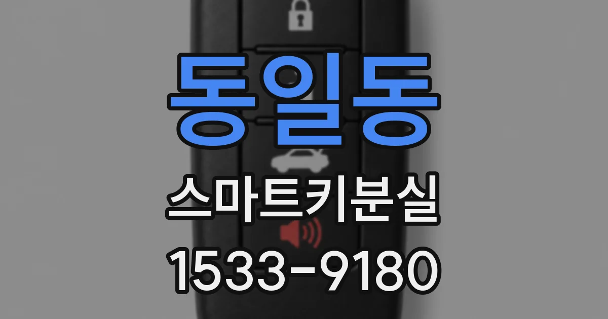 동일동 스마트키분실