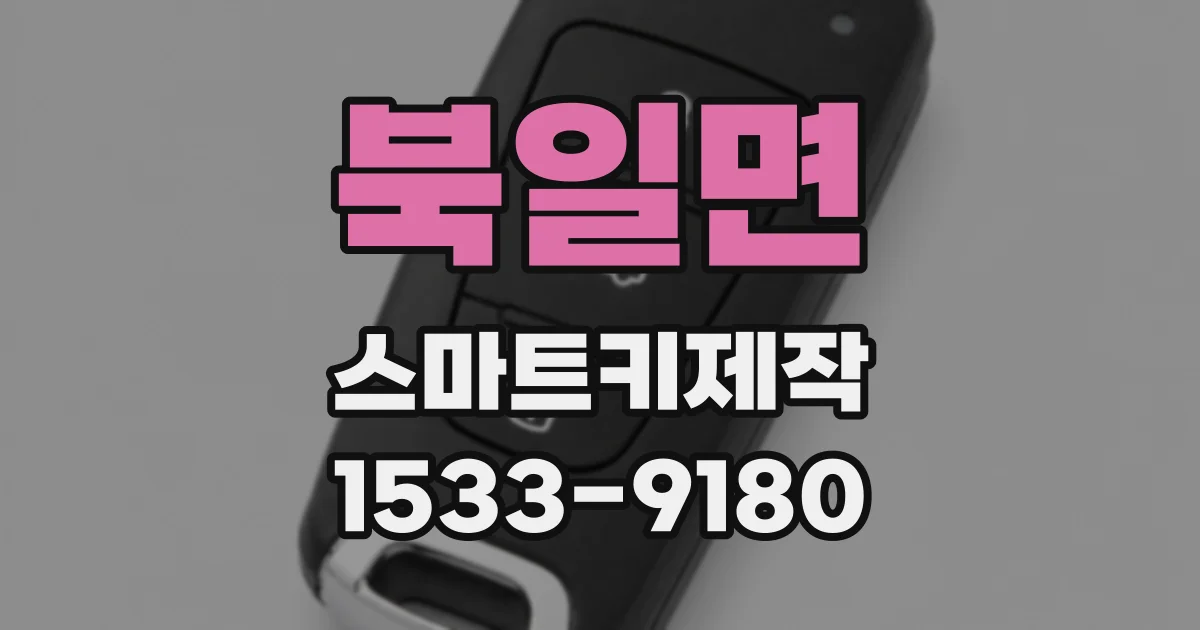 북일면 스마트키제작