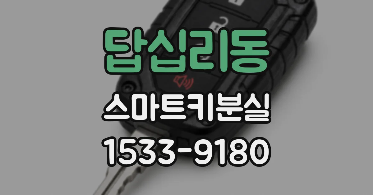 답십리동 스마트키분실