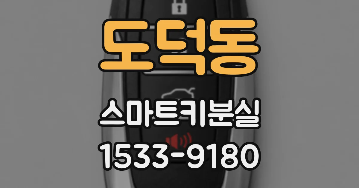 도덕동 스마트키분실