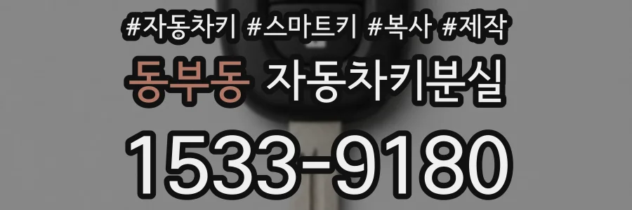동부동 자동차키분실