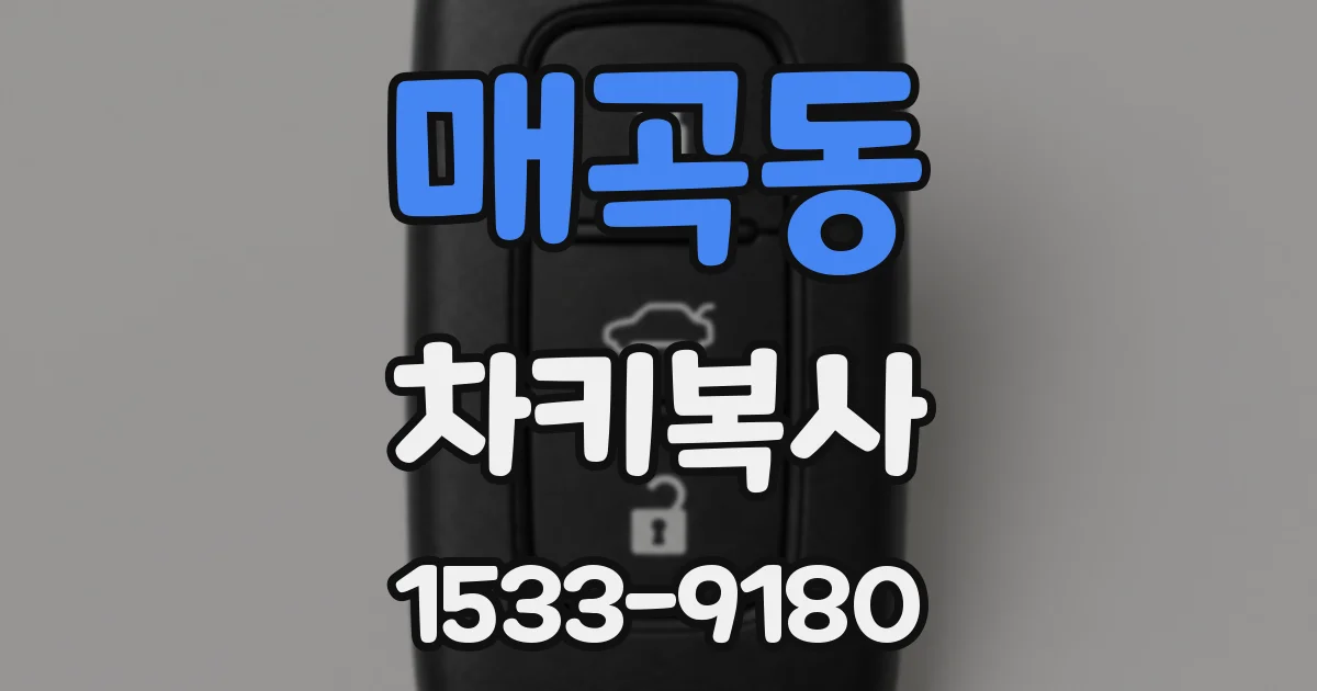 매곡동 차키복사