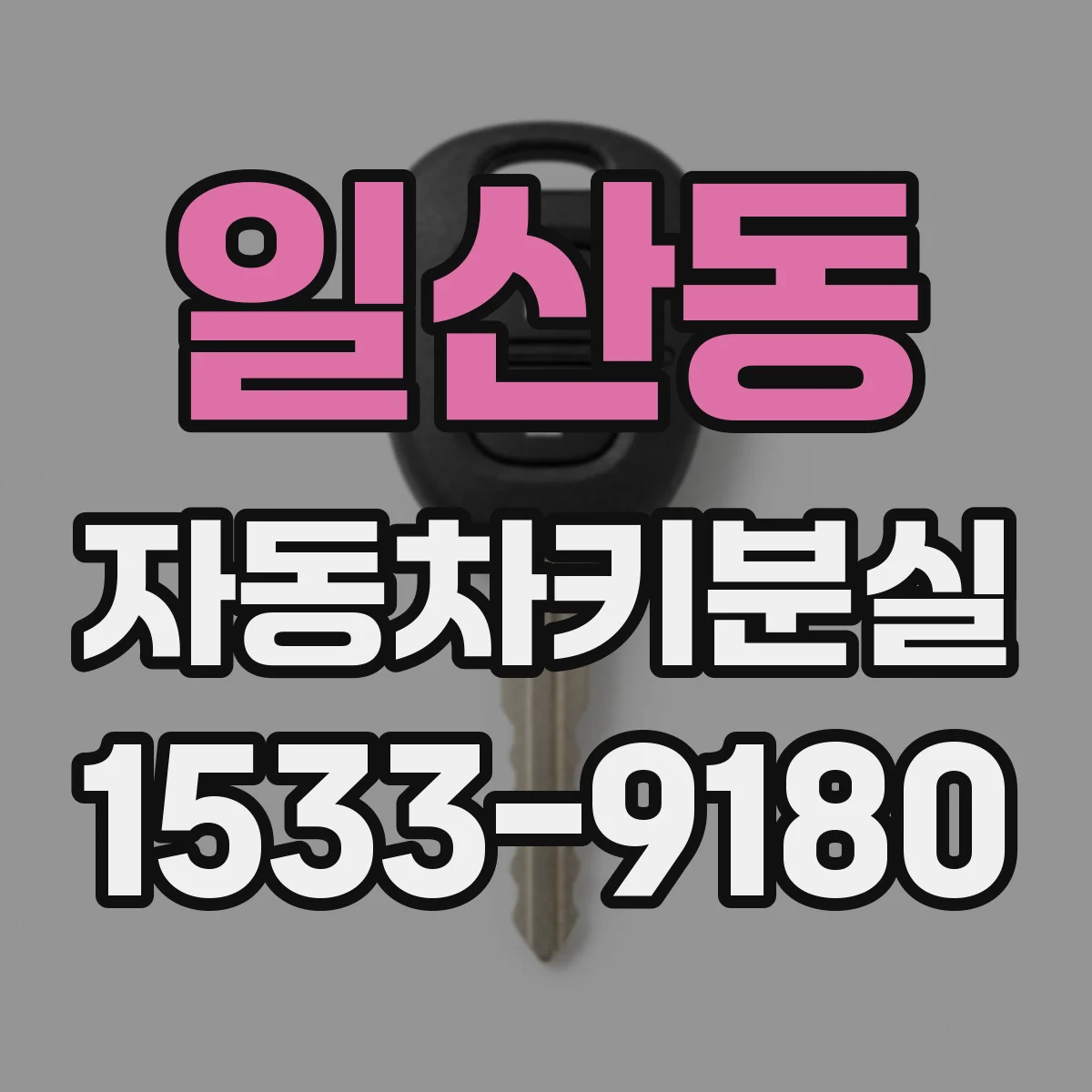 일산동 자동차키분실