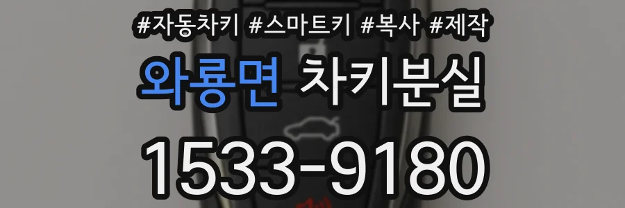와룡면 차키분실