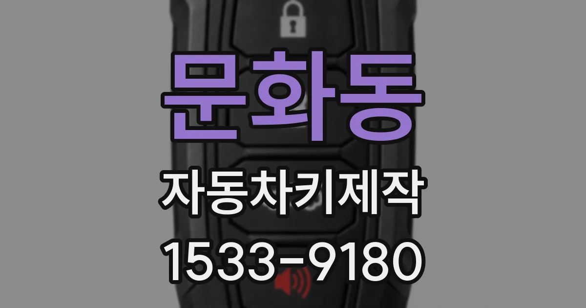 문화동 자동차키제작