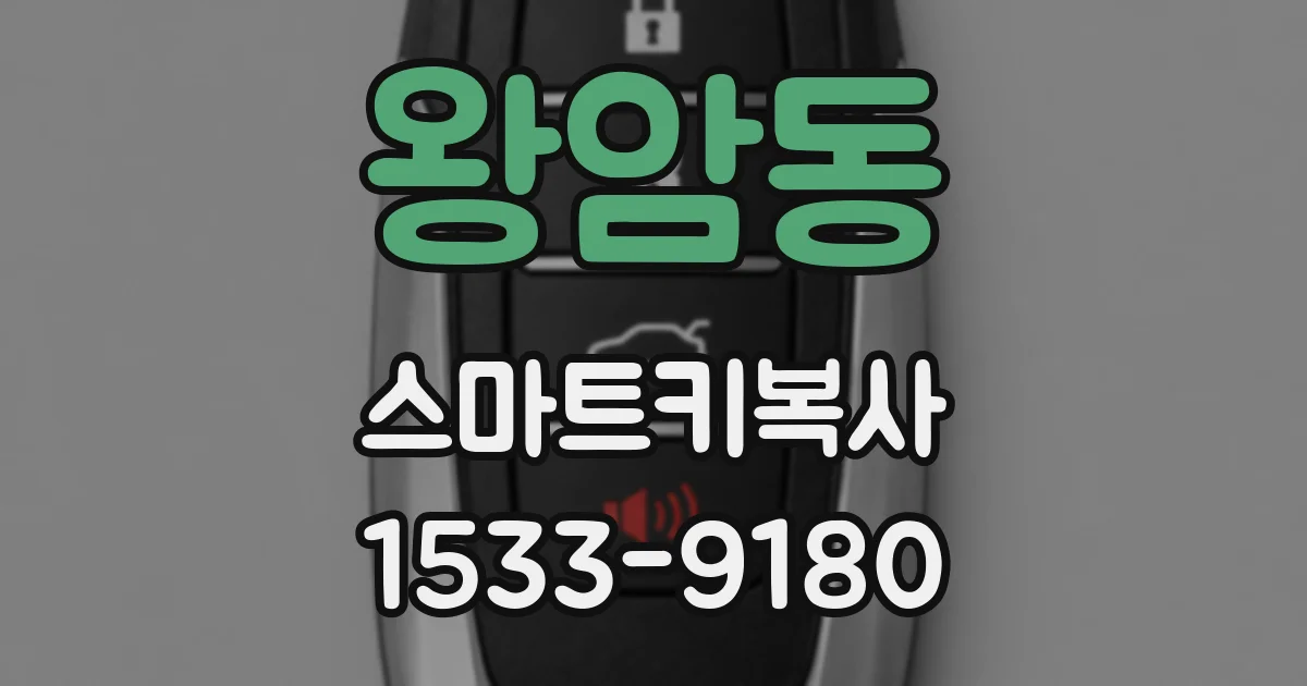 왕암동 스마트키복사