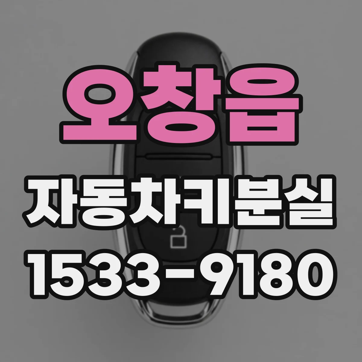 오창읍 자동차키분실