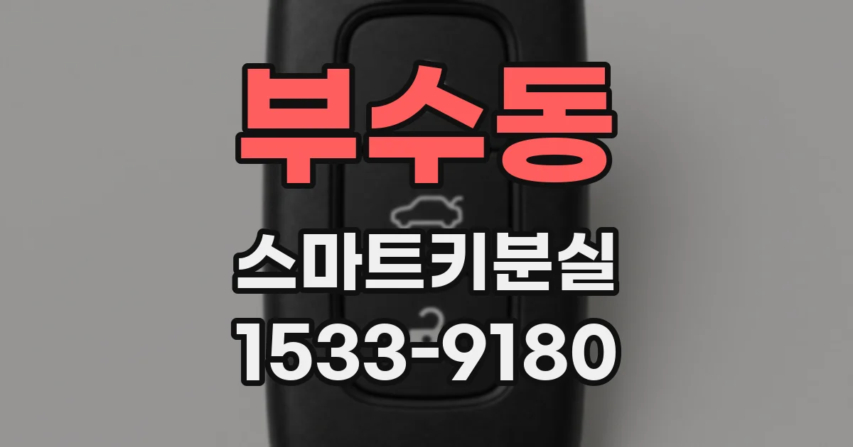 부수동 스마트키분실