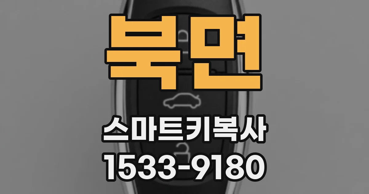 북면 스마트키복사
