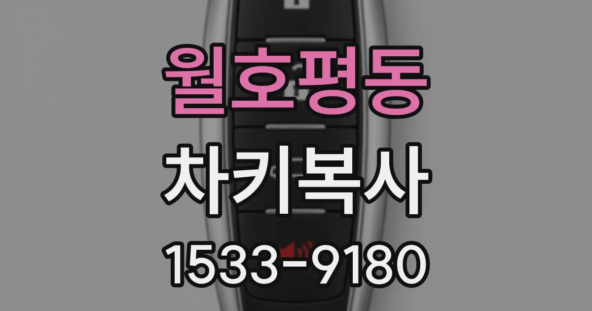 월호평동 차키복사