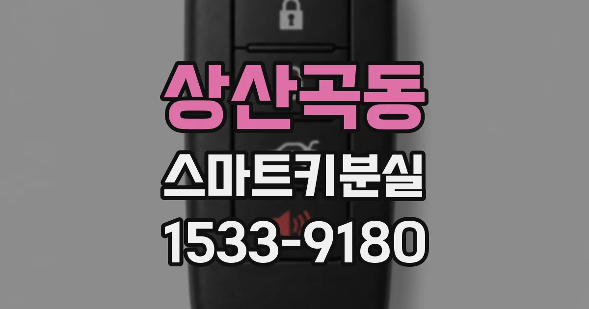 상산곡동 스마트키분실