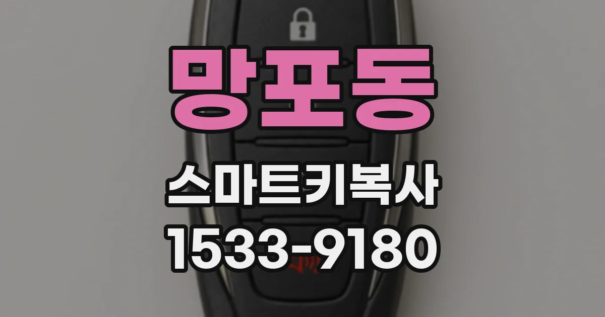 망포동 스마트키복사