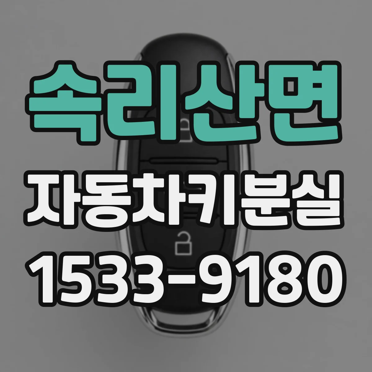 속리산면 자동차키분실