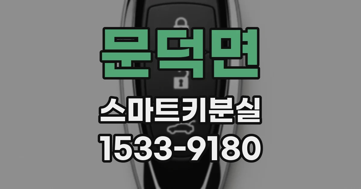 문덕면 스마트키분실