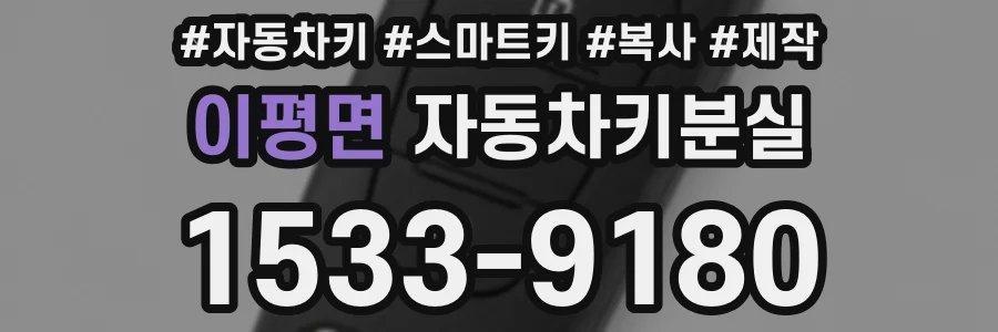 이평면 자동차키분실