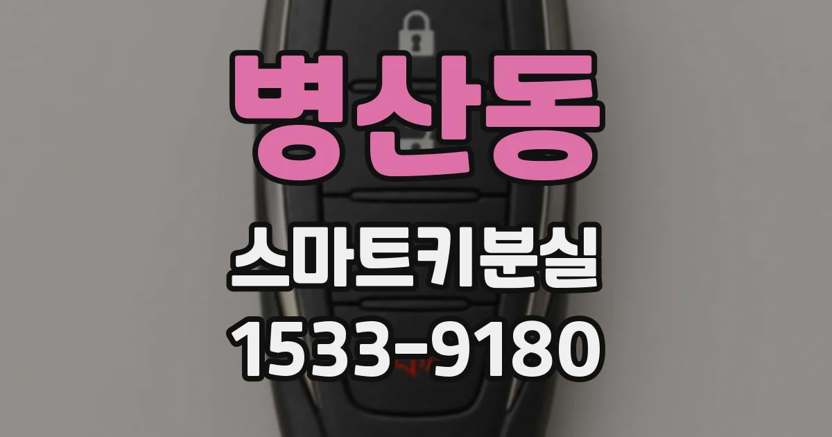 병산동 스마트키분실