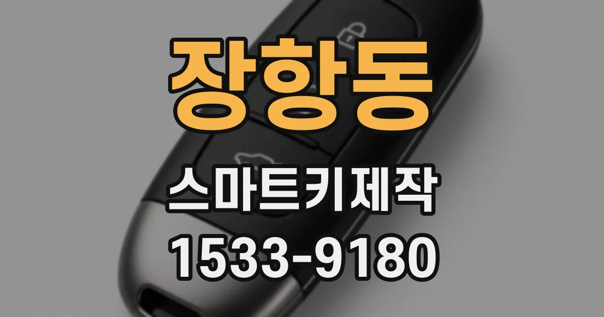 장항동 스마트키제작