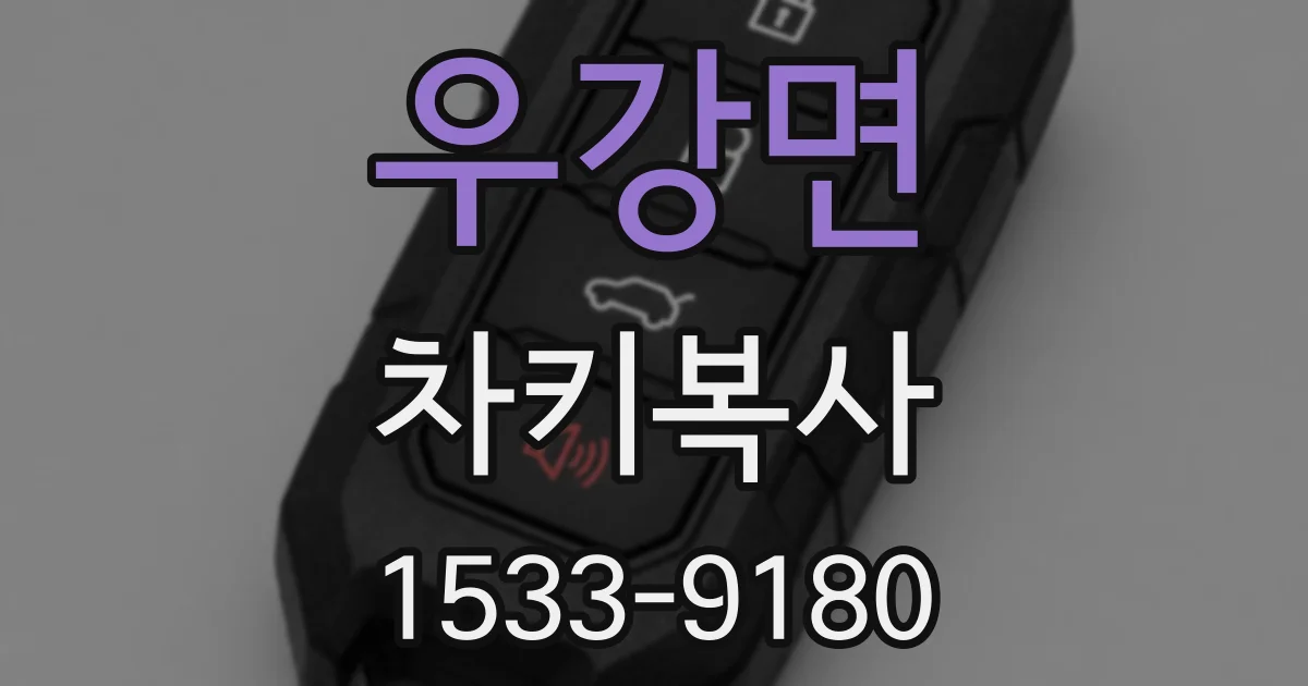 우강면 차키복사