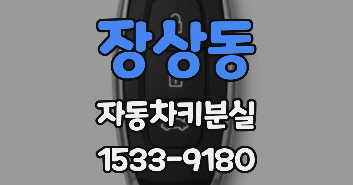 장상동 자동차키분실