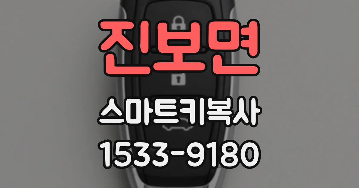 진보면 스마트키복사
