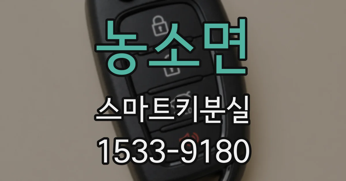 농소면 스마트키분실