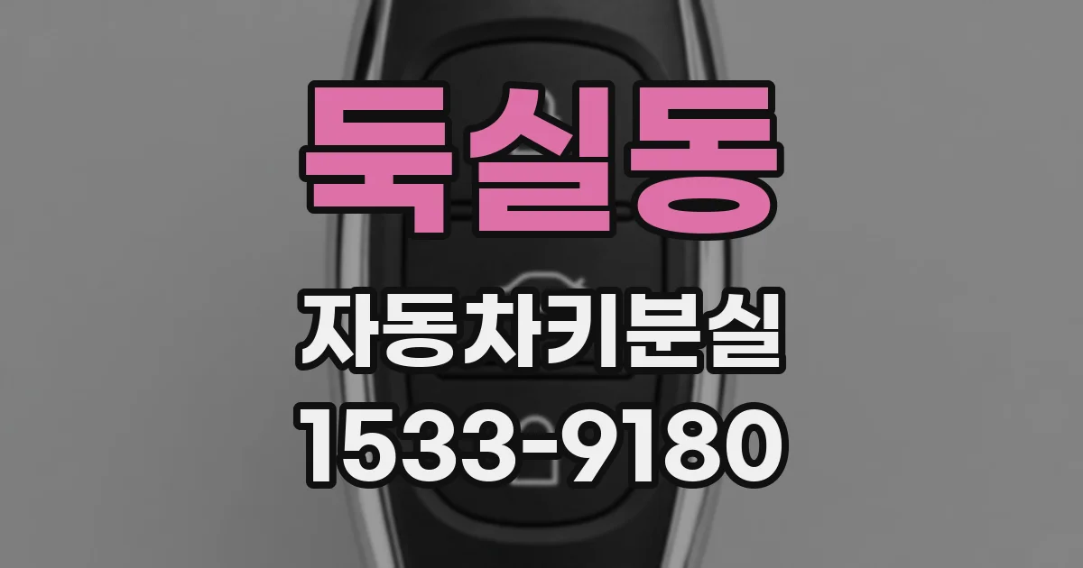 둑실동 자동차키분실