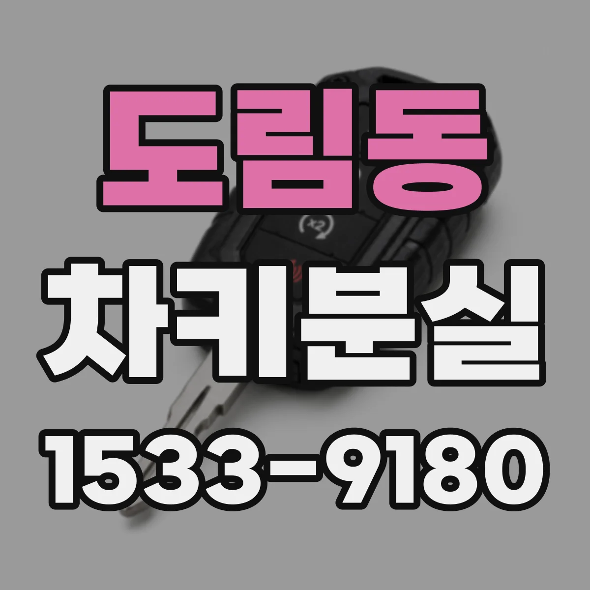 도림동 차키분실