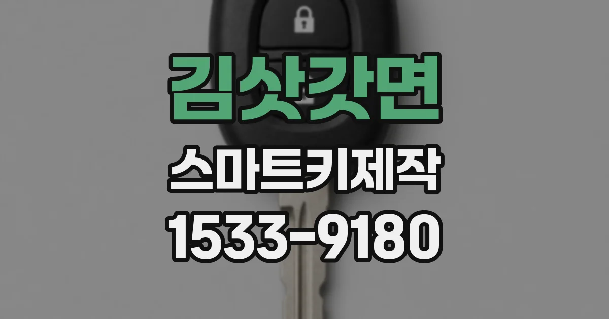 김삿갓면 스마트키제작