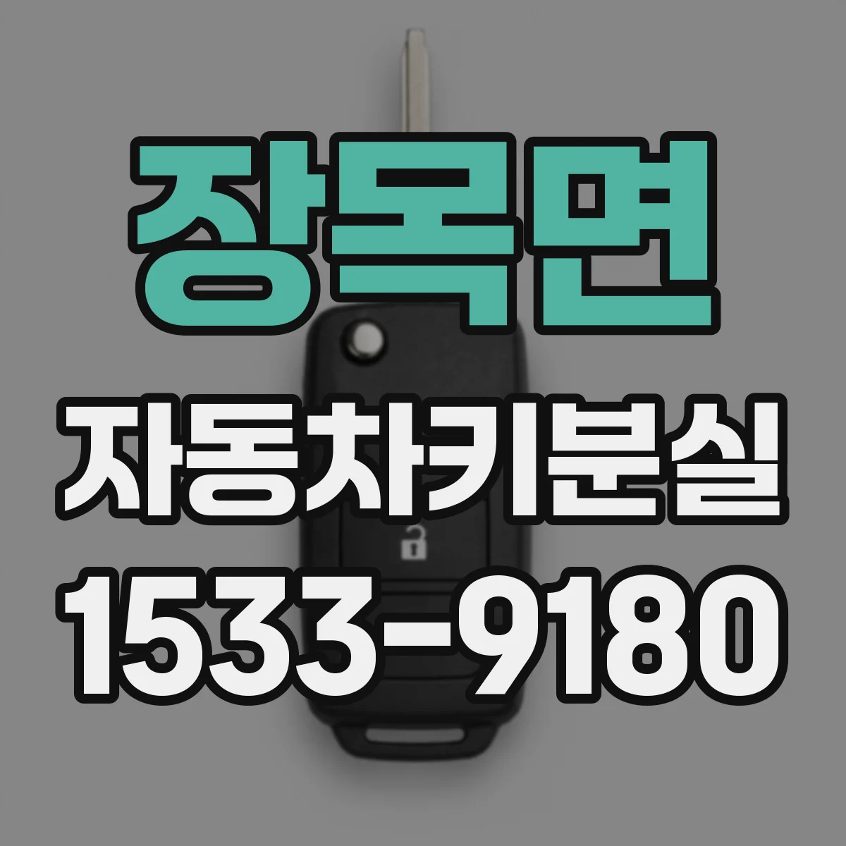 장목면 자동차키분실