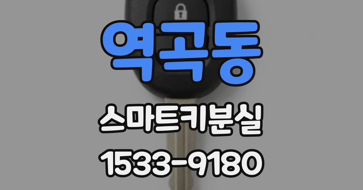 역곡동 스마트키분실