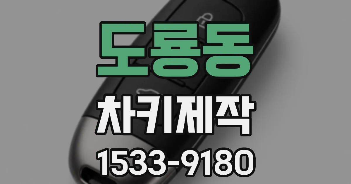 도룡동 차키제작