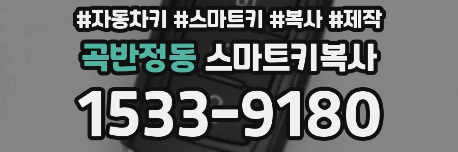 곡반정동 스마트키복사