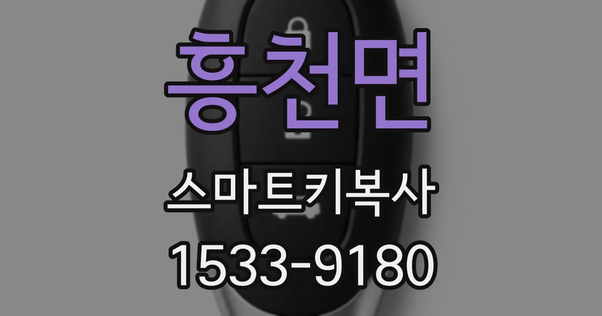 흥천면 스마트키복사