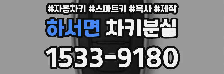 하서면 차키분실