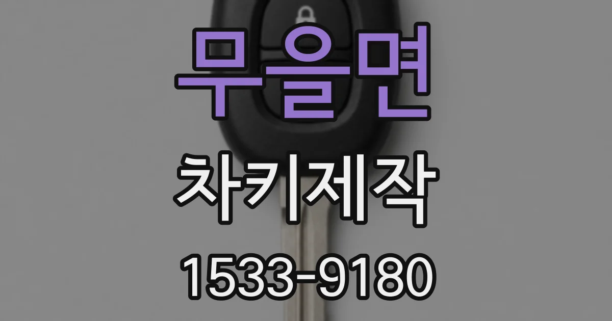 무을면 차키제작