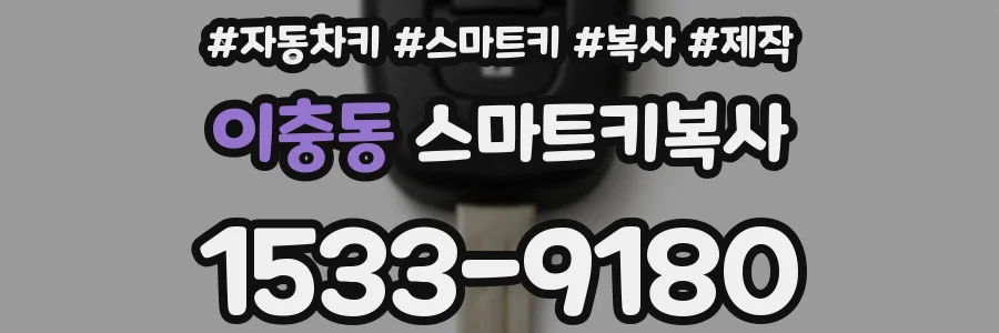 이충동 스마트키복사