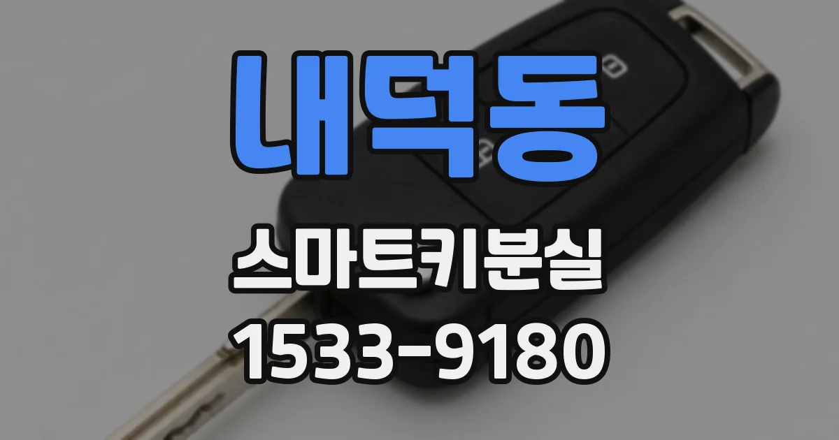 내덕동 스마트키분실