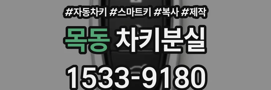 목동 차키분실