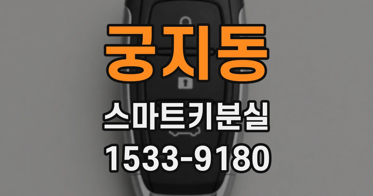 궁지동 스마트키분실