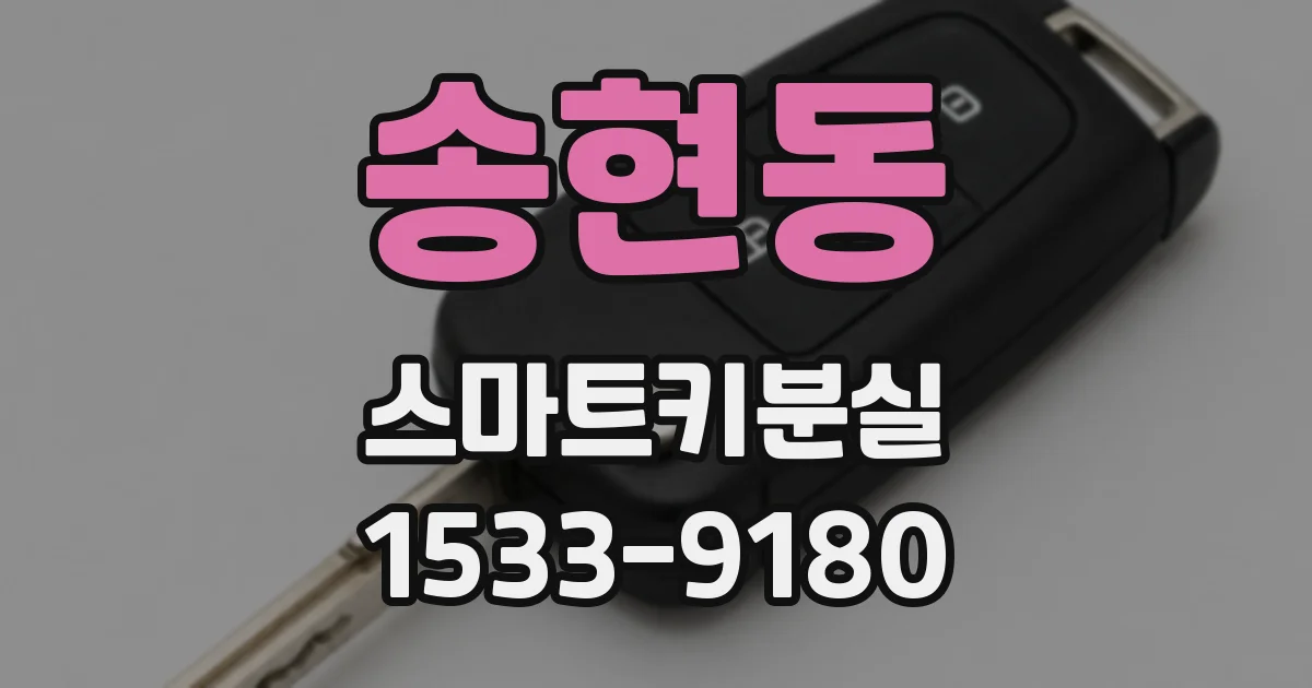 송현동 스마트키분실