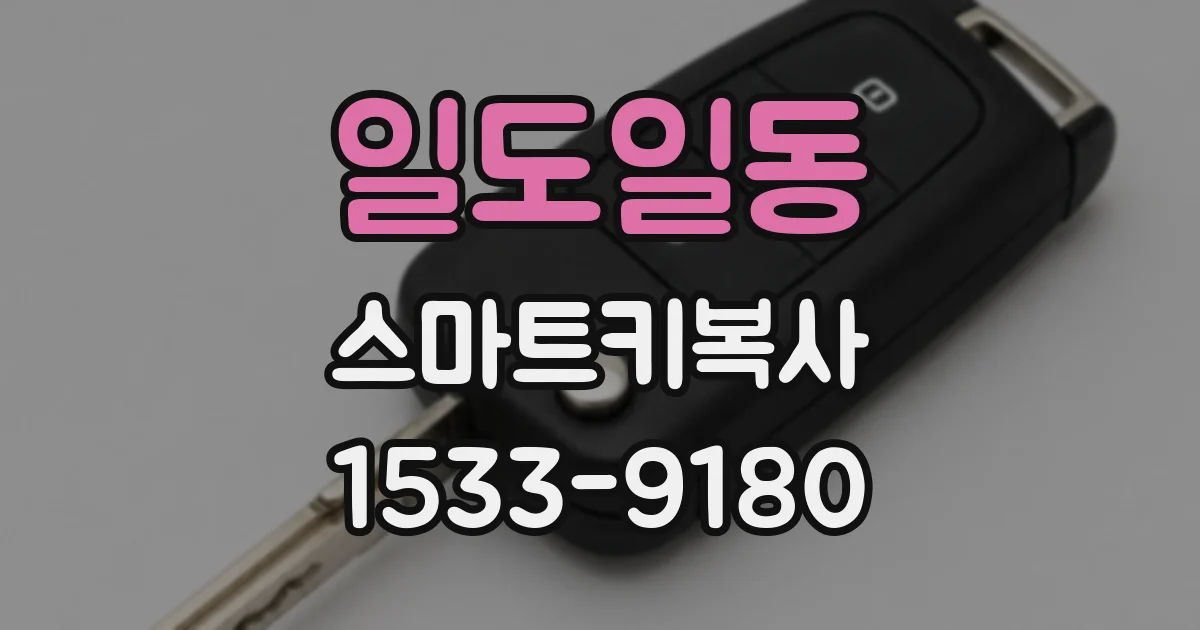 일도일동 스마트키복사