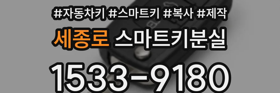 세종로 스마트키분실