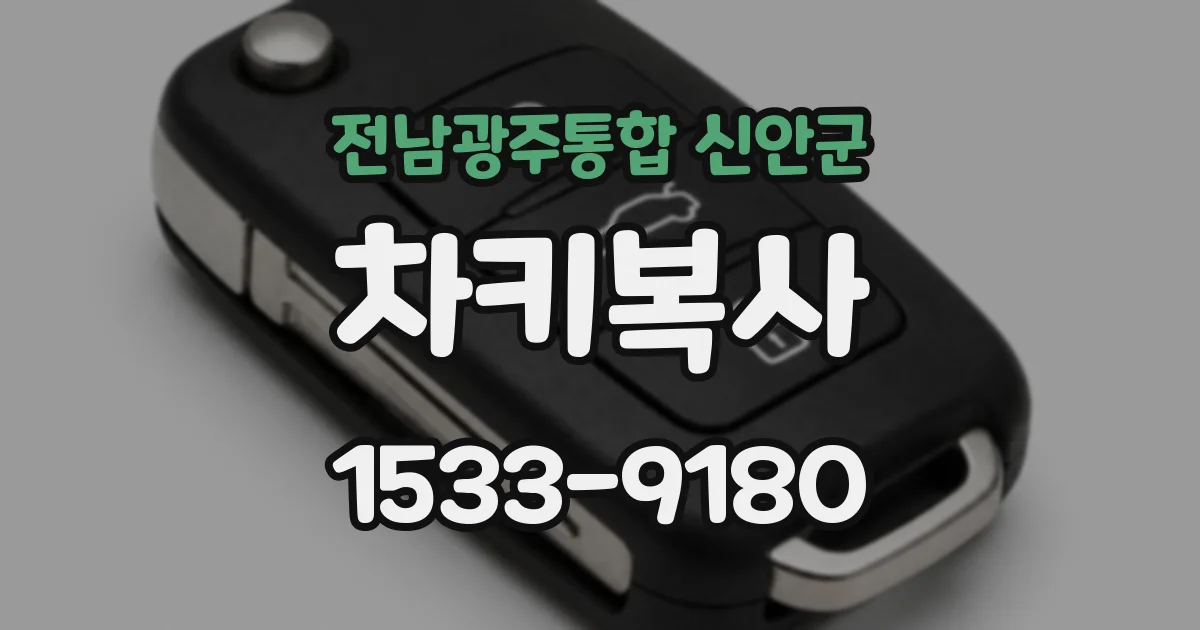 전남광주통합 신안군 차키복사